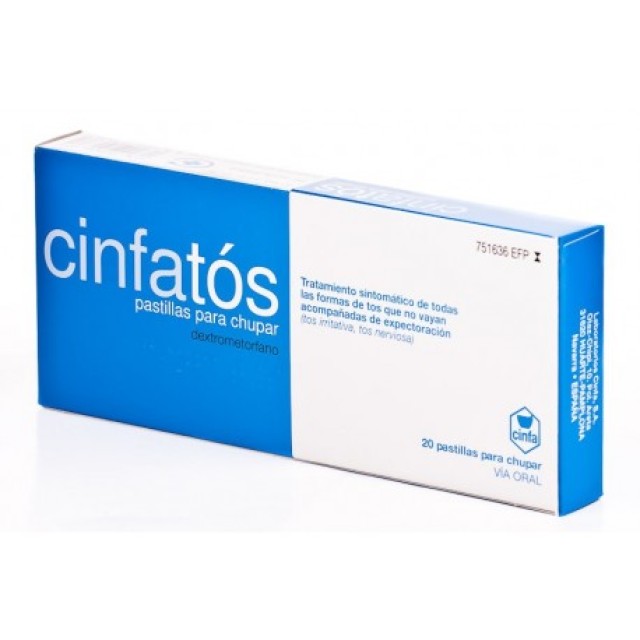 Cinfatos 10mg 20 pastillas para chupar