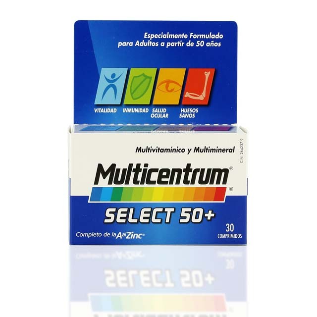 Multicentrum Select 50+ 30 comprimidos
