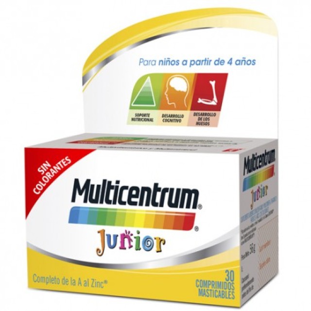 Multicentrum junior 30 comprimidos