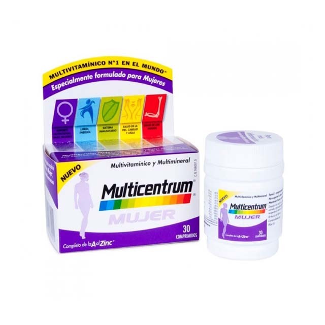 Multicentrum mujer 30 comprimidos